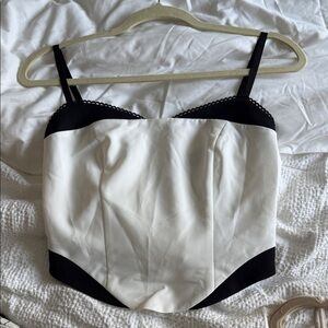White Fox Boutique Elegant White Bustier